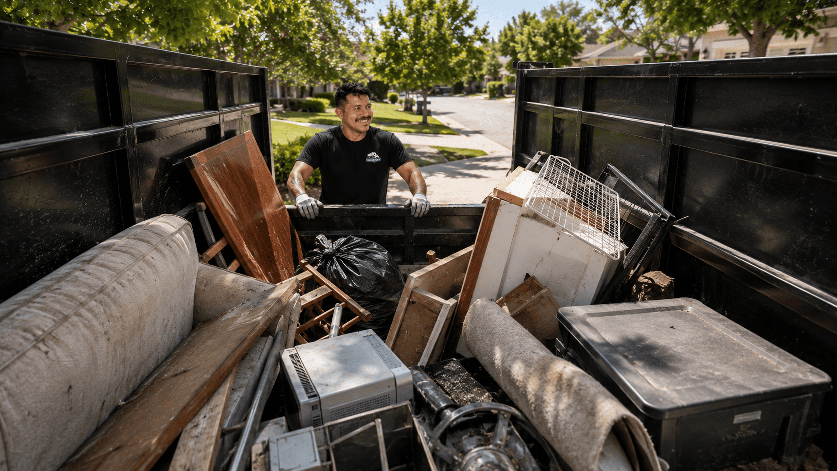 Junk Removal Expert In Truck